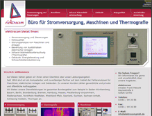 Tablet Screenshot of elektrocomgmbh.de